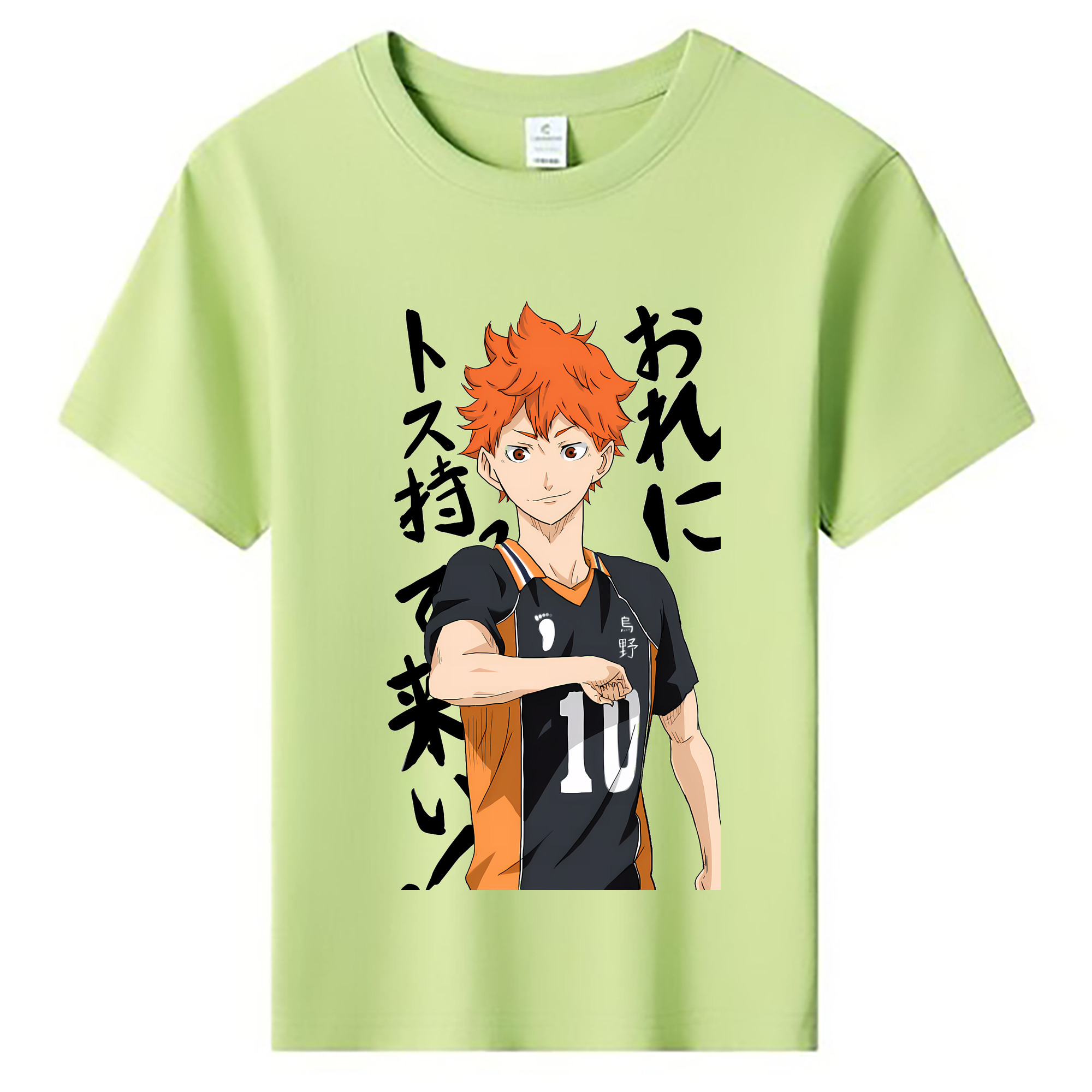 （画像用） ハイキュー!! Haikyu!! 綿100％キッズTシャツ（フロントプリント）